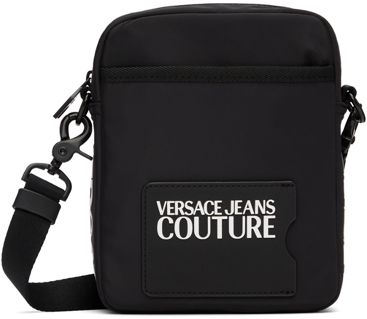 Photo: Versace Jeans Couture Black Logo Crossbody Bag