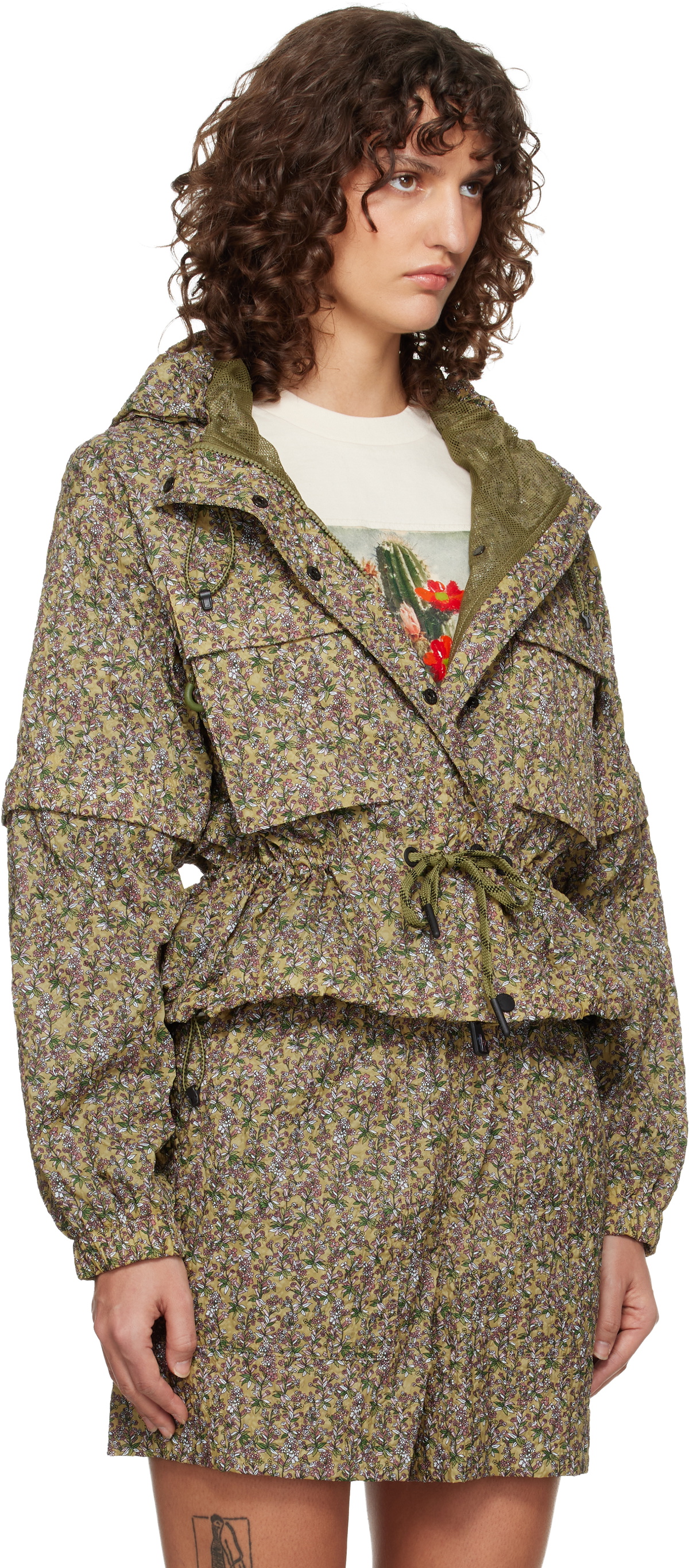 Moncler Grenoble Khaki Limosees Field Jacket