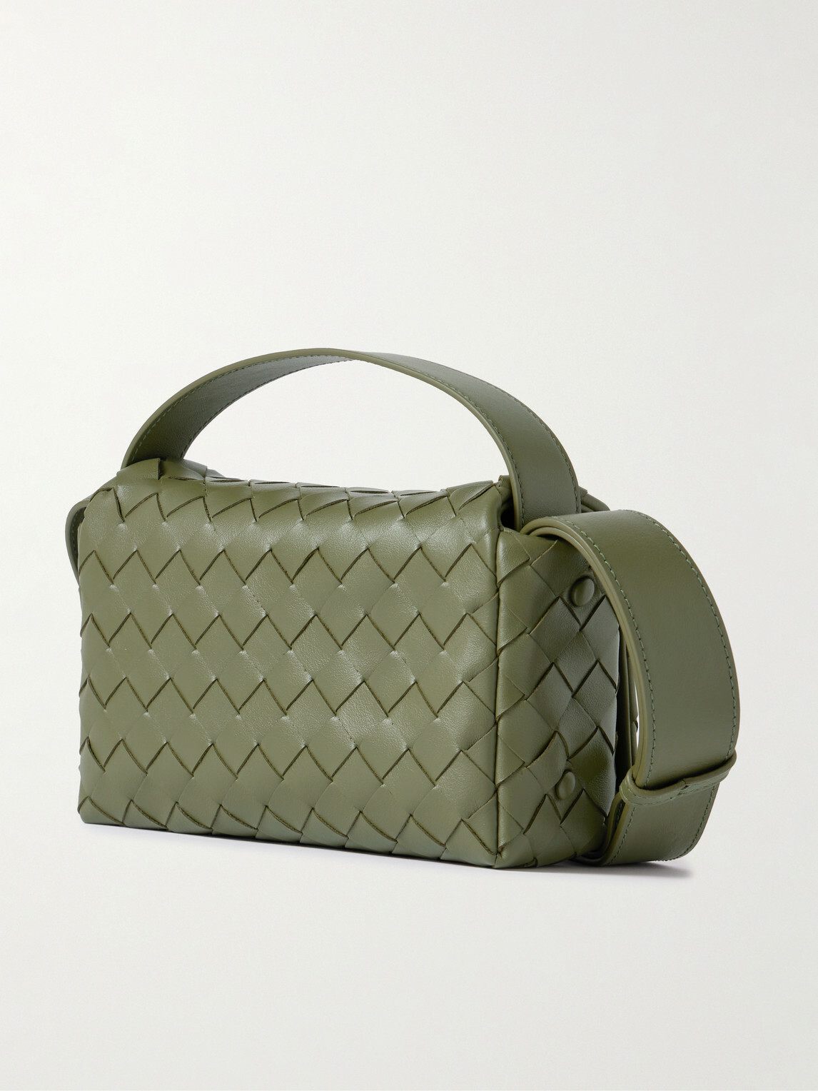 Bottega Veneta - Intrecciato Leather Messenger Bag