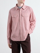 Corridor - Americana Checked Cotton Shirt - Red