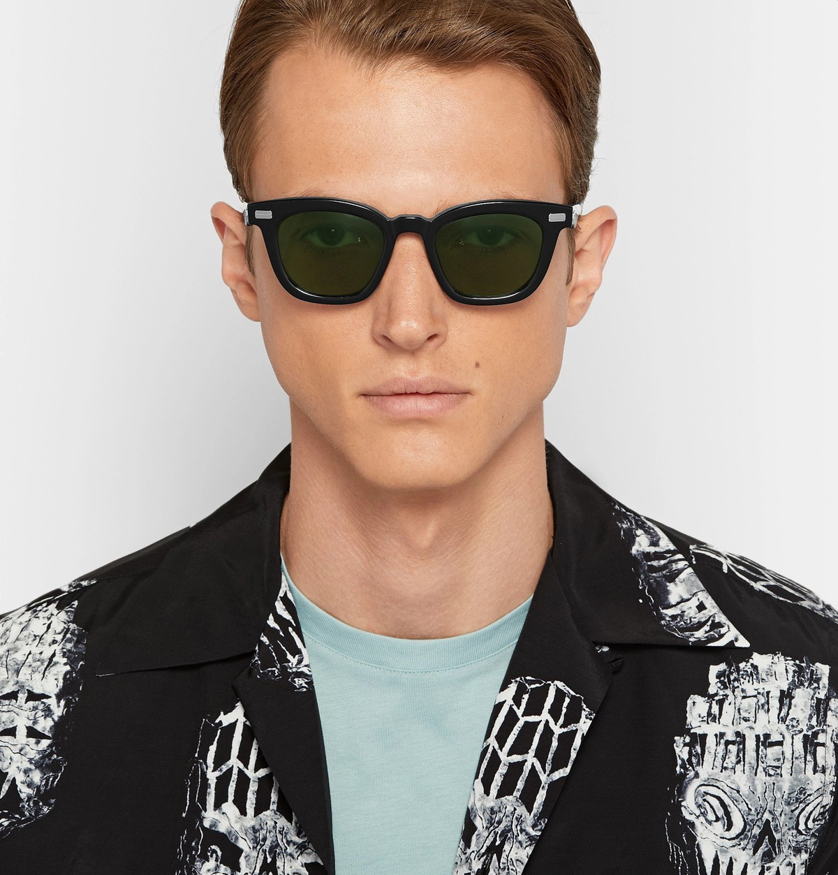 Native Sons - Kowalski D-Frame Acetate Sunglasses - Black Native Sons