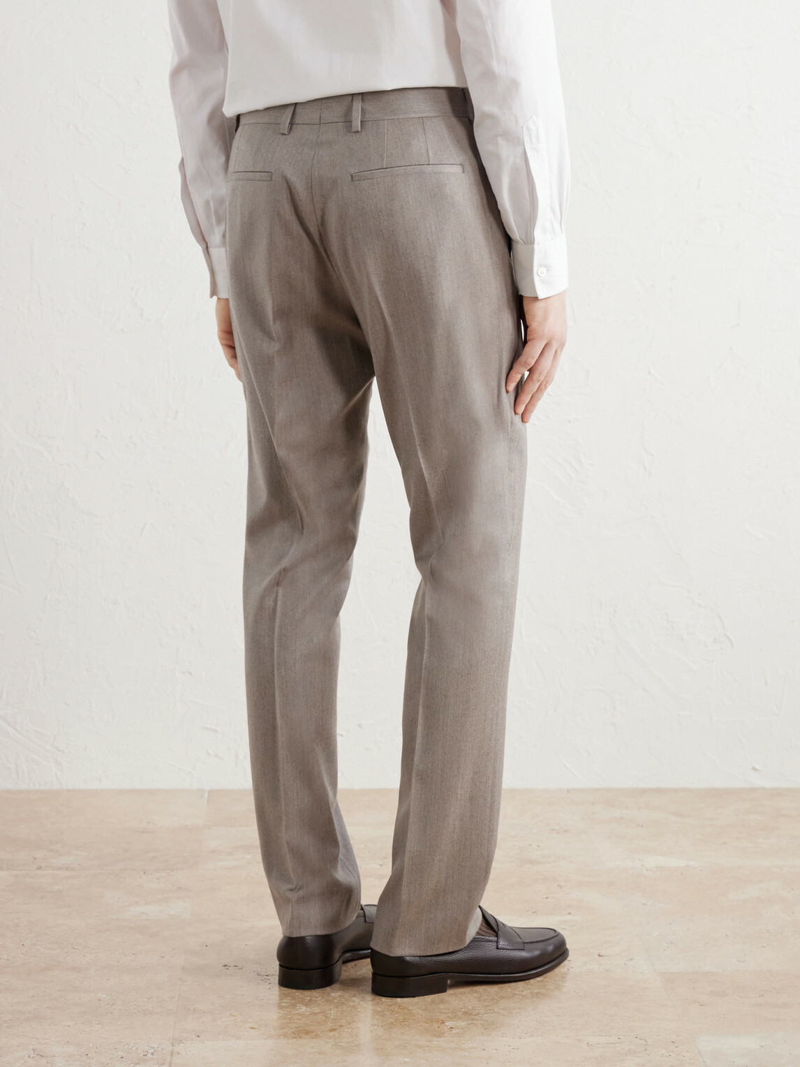Paul Smith - Brierly Straight-Leg Wool and Cashmere-Blend Trousers - Neutrals