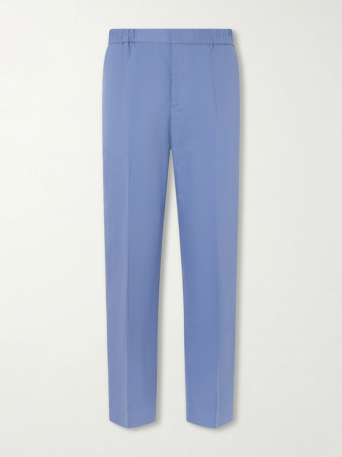 Paul Smith - Straight-Leg Cotton, Linen and Lyocell-Blend Trousers - Blue