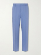Paul Smith - Straight-Leg Cotton, Linen and Lyocell-Blend Trousers - Blue