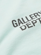 Gallery Dept. - Souvenir Logo-Print Cotton-Jersey T-Shirt - Blue