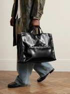 Acne Studios - Logo-Embossed Faux Glossed-Leather Tote Bag