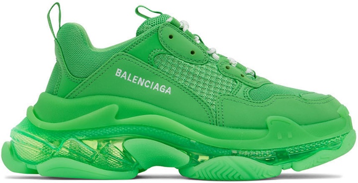 Photo: Balenciaga Green Triple S Sneakers