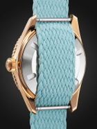 Oris - Divers Sixty-Five Automatic 38mm Bronze and Recycled-Perlon Watch, Ref. No. 01 733 7771 3155-07 3 19 02BR