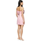 Marc Jacobs Pink Satin 'Pop J Marc' Bow Minidress