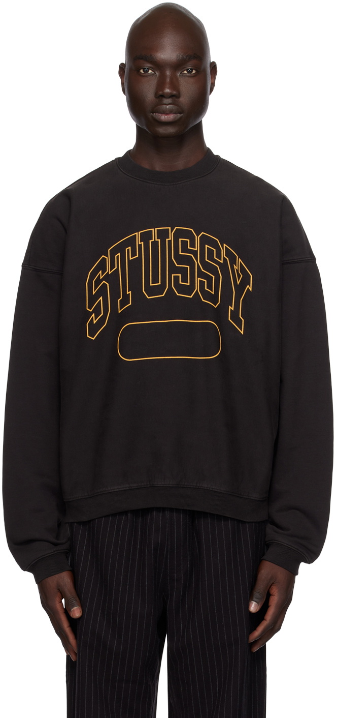Photo: Stüssy Black Oversized Sweatshirt