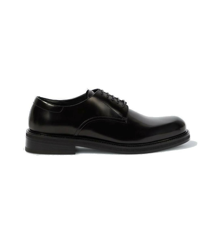 Photo: Canali Leather Derby shoes