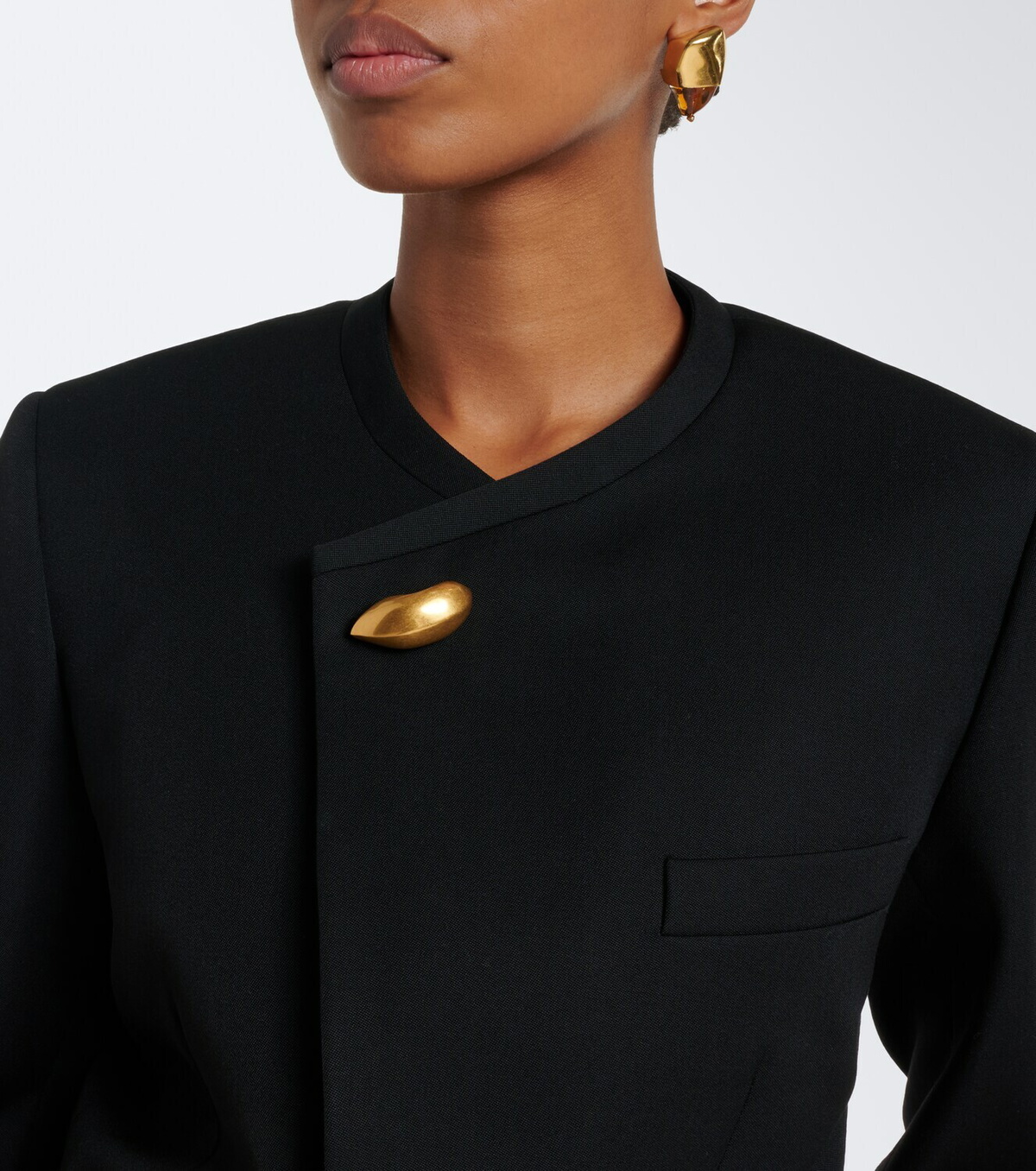 Bottega Veneta Wool grain de poudre blazer