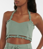 Ganni - Cotton bustier