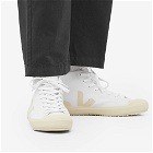 Veja Men's Nova Canvas Hitop Vegan Sneakers in White