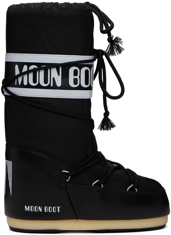Photo: Moon Boot Black Icon Boots