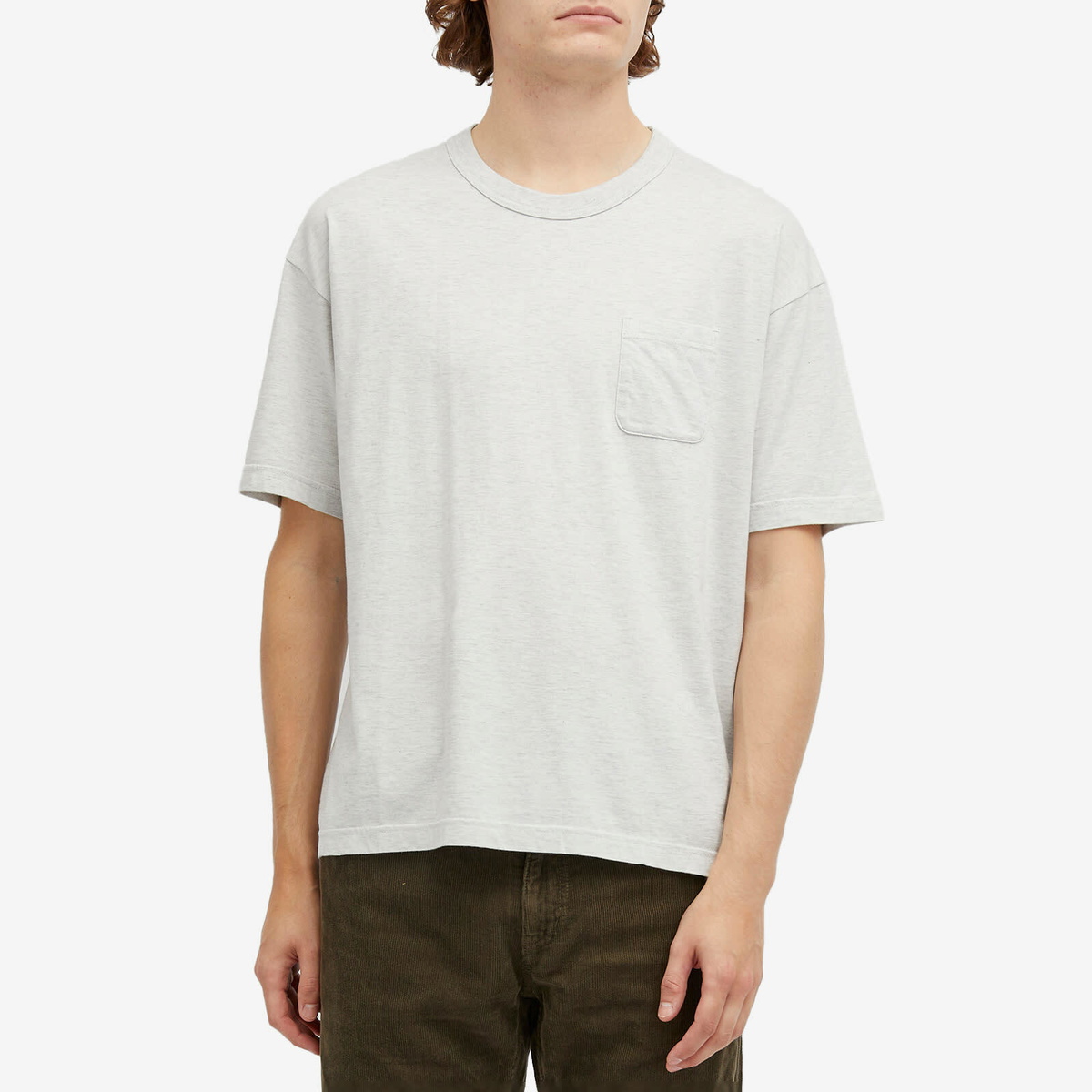 Visvim Men's Ultimate Jumbo T-Shirt in Grey Visvim