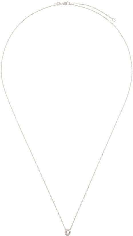 Photo: Le Gramme Silver Entrelacs Medal 'La 1g' Necklace