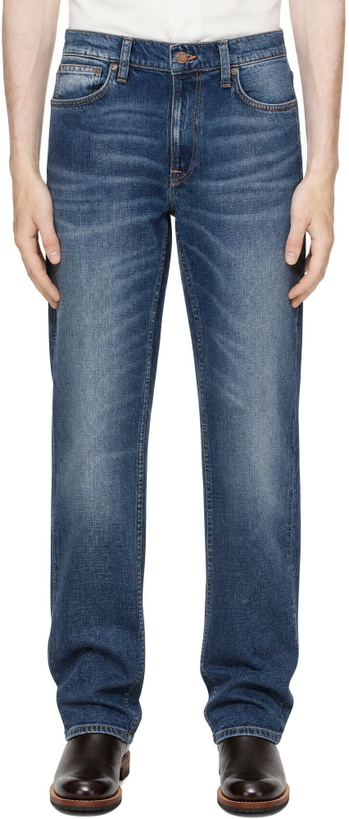 Photo: Nudie Jeans Blue Lean Dean Jeans