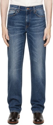 Nudie Jeans Blue Lean Dean Jeans