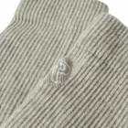 Represent Men's Initial Embroidered Sock in Grey Marl