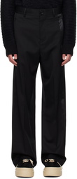 MM6 Maison Margiela Black Tailored Trousers