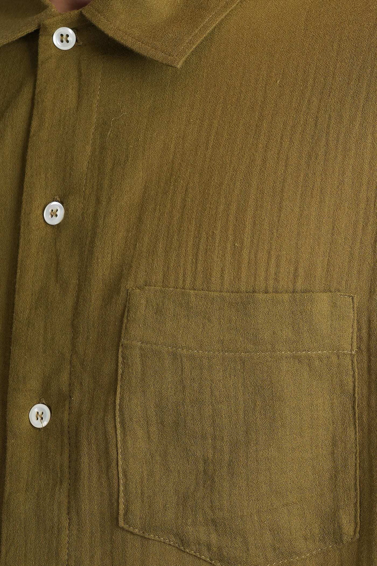 Séfr Leo Shirt In Green Cotton Séfr