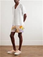 NN07 - Warren 5210 Straight-Leg Printed Cotton and Lyocell-Blend Shorts - Multi