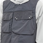 Ten C Men's Multi Pocket Vest in Grey Smog