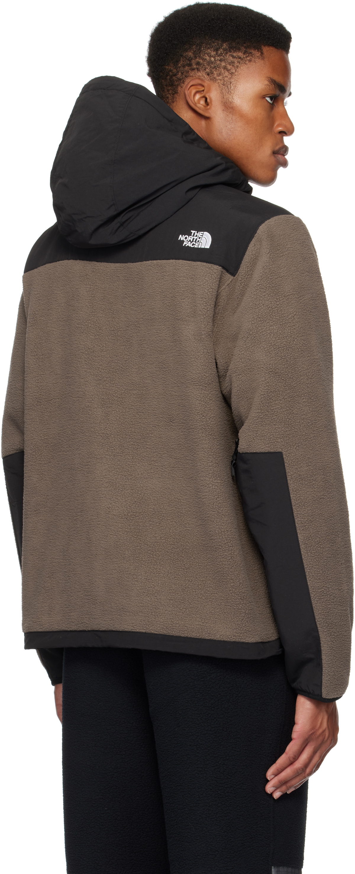 The North Face ブラック＆ブラウン Retro Denali フーディ The North Face Black & Brown Retro Denali Hoodie The North Face