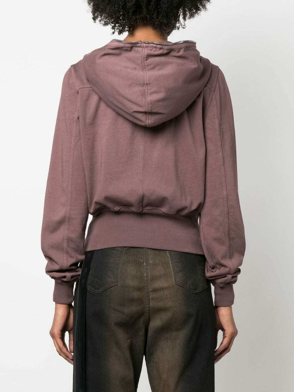 RICK OWENS DRKSHDW - Zipped Cotton Hoodie Rick Owens Drkshdw