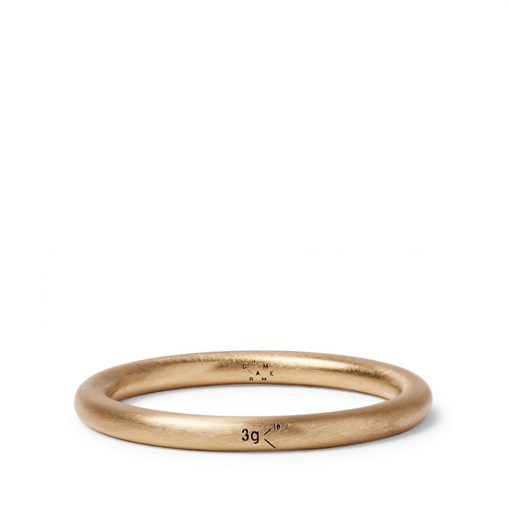 Photo: Le Gramme - Le 3 Brushed 18-Karat Gold Ring - Gold