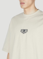 Balenciaga - BB Logo T-Shirt in Beige