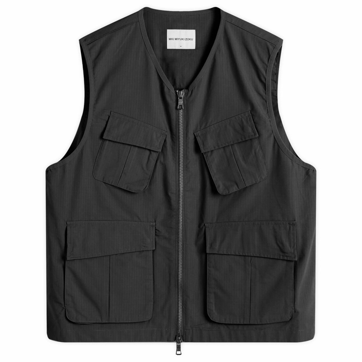 Photo: MKI Men's Ripstop Cargo Vest in Black