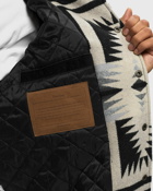 Pendleton Quilted Gorge Snap Jacket Black/Beige - Mens - Bomber Jackets