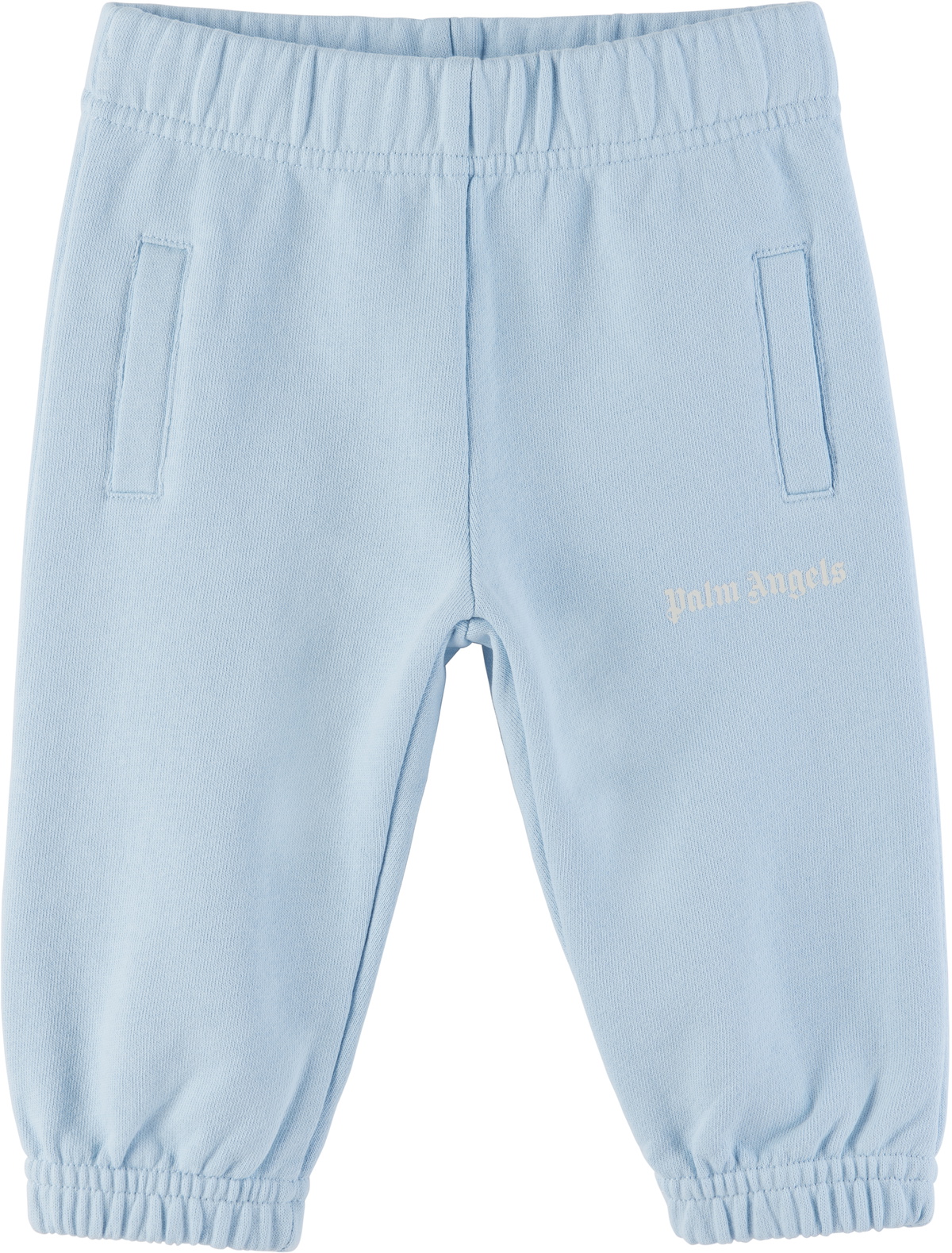 Palm Angels Baby Blue Logo Sweatpants