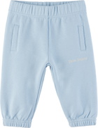 Palm Angels Baby Blue Logo Sweatpants