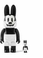 BE@RBRICK - Oswald the Lucky Rabbit 100% 400% Printed PVC Figurine Set