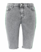 Represent Denim Riding Skirt Womens Denim shorts in Grey