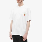 Comme des Garçons SHIRT Men's Brett Westfall Strawberry Tee in White