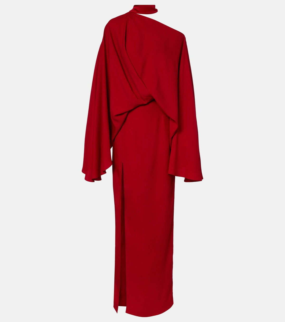 Taller Marmo Brooks scarf-detail crêpe maxi dress