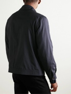 Dunhill - Wool and Mulberry Silk-Blend Blouson Jacket - Blue