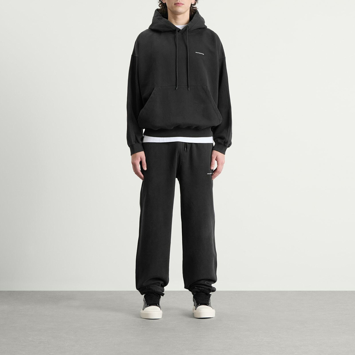 Cole Buxton Men's Mini Logo Sweatpants in Vintage Black