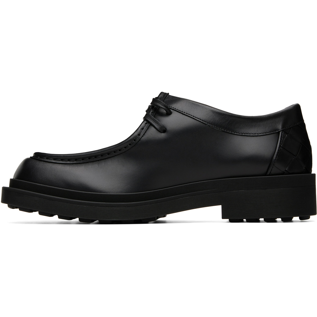 Bottega Veneta Black Ben Derbys