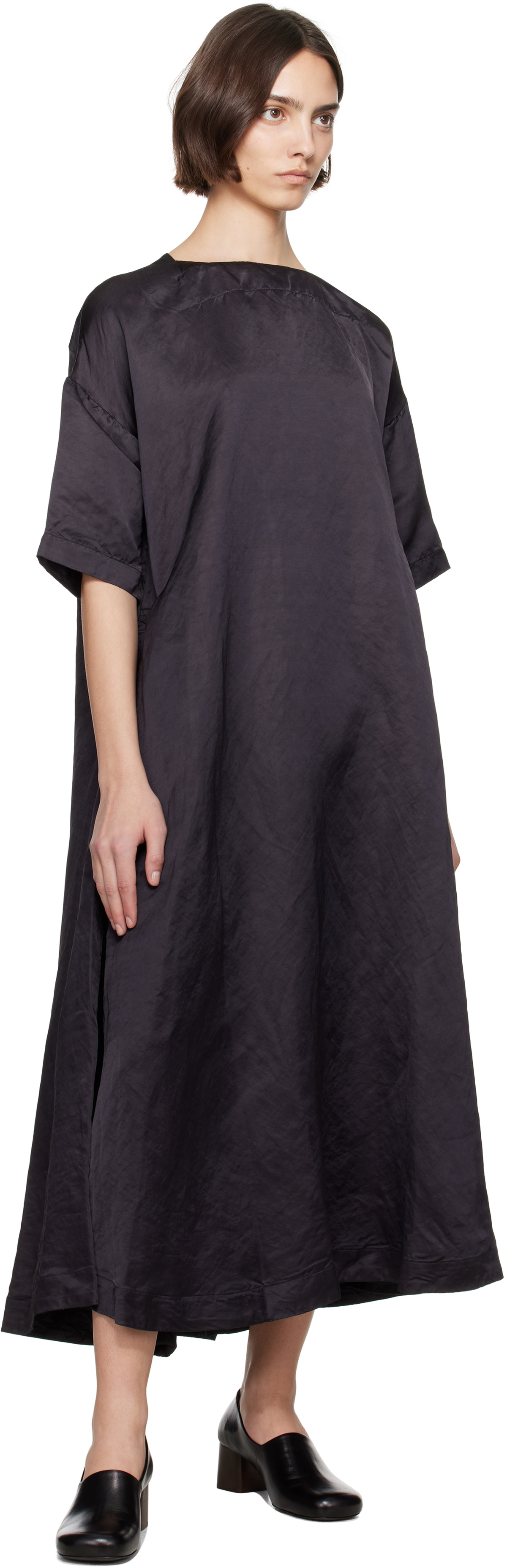 CASEY CASEY Black Wow Midi Dress