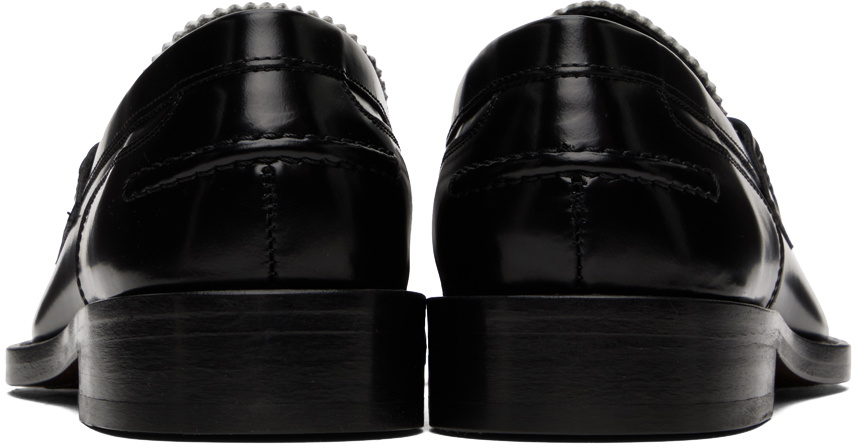 靴 STEFAN COOKE/LOFER-BLACK WHITE LEATHER Stefan Cooke Black