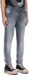 Dsquared2 Gray Skater Jeans