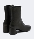 Souliers Martinez Flavia leather ankle boots