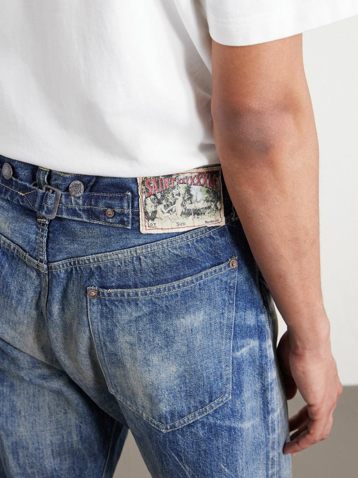SAINT MXXXXXX - BerBerJin Straight-Leg Jeans - Blue