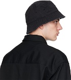 Y-3 Black Denim Bucket Hat