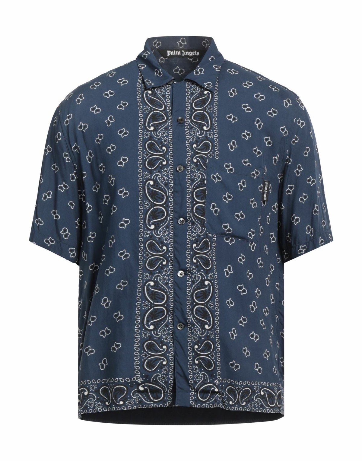 Palm Angels Mens Shirt in Navy